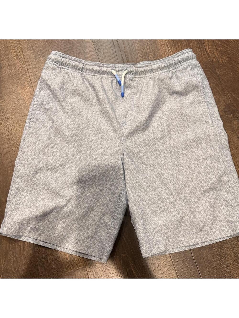 Southern Tide Men's Grey and Brown Swim-briefs-short